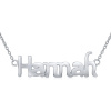 Stříbrný řetízek se jménem Hannah JJJN1209han