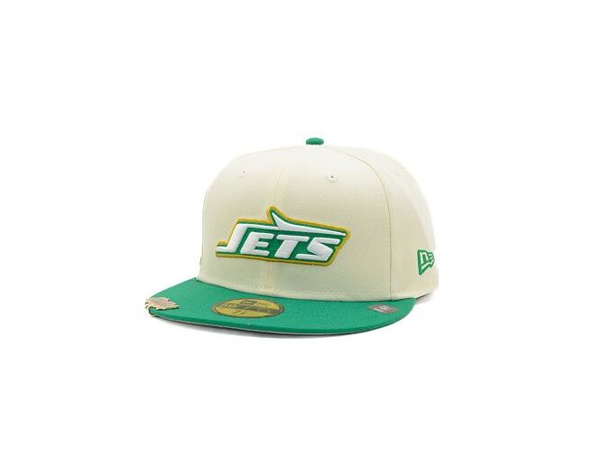Kšiltovka New Era - 59FIFTY NFL Visor Clip - NY Jets - Off White