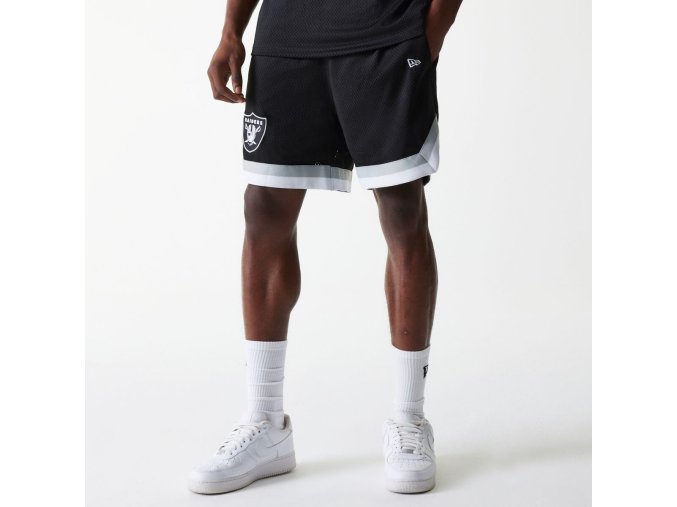 Kraťasy New Era - NFL Mesh Shorts - Las Vegas Raiders - Black