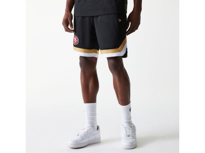 Kraťasy New Era - NFL Mesh Shorts - SF 49ers - Black