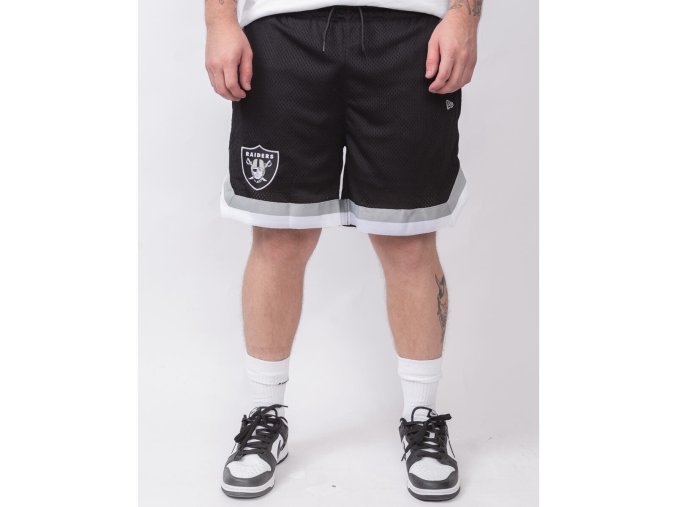 Kraťasy New Era - NFL Mesh Shorts - Las Vegas Raiders - Black