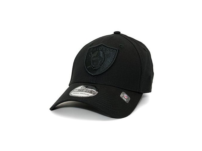 Kšiltovka New Era - 39THIRTY Monochrome - Las Vegas Raiders - Black