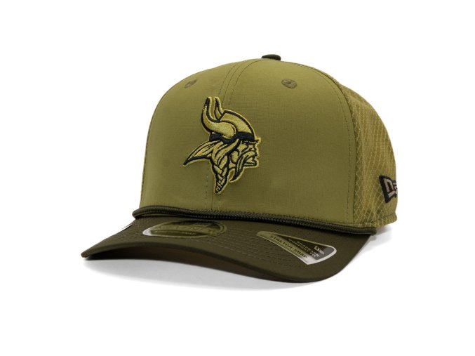 Kšiltovka New Era - NFL25 "Salute to Service" - 9SEVENTY Stretch-Snap - Minnesota Vikings