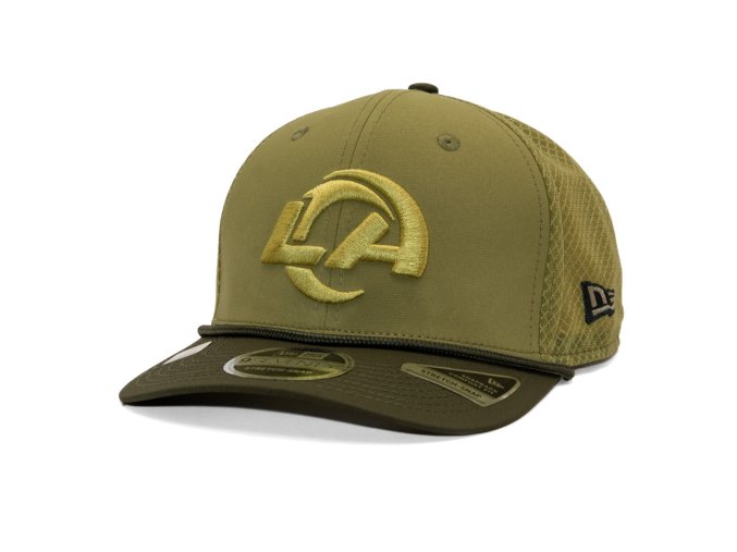 Kšiltovka New Era - NFL25 "Salute to Service" - 9SEVENTY Stretch-Snap - Los Angeles Rams