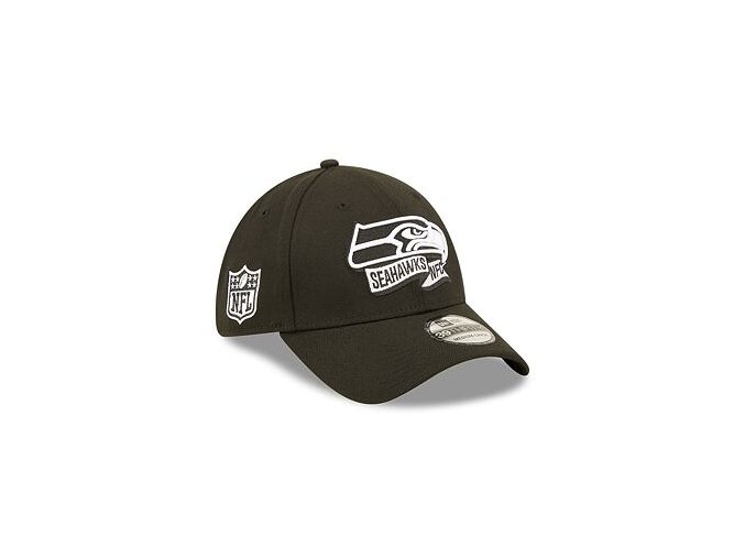 Kšiltovka New Era 39THIRTY NFL22 Sideline Seattle Seahawks Black / White