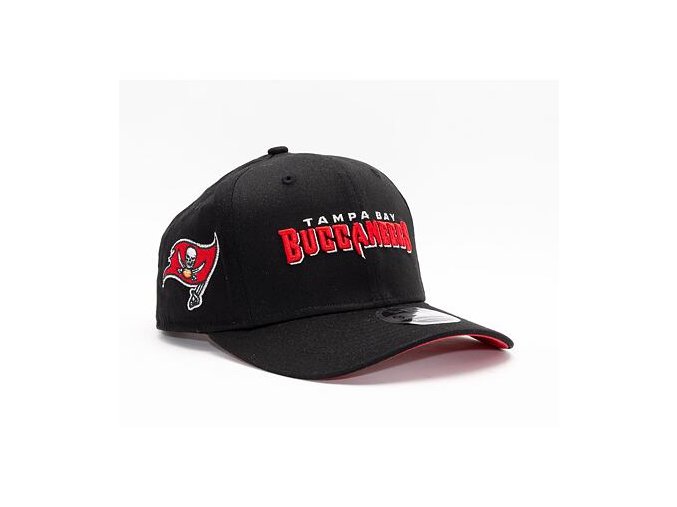 Kšiltovka New Era 9FIFTY Stretch-Snap NFL Team Wordmark Tampa Bay Buccaneers Black