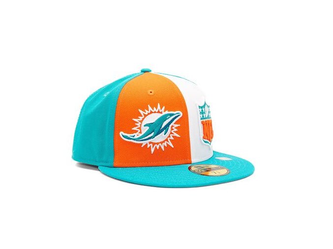 Kšiltovka New Era 59FIFTY NFL Sideline 23 Miami Dolphins Team Colors