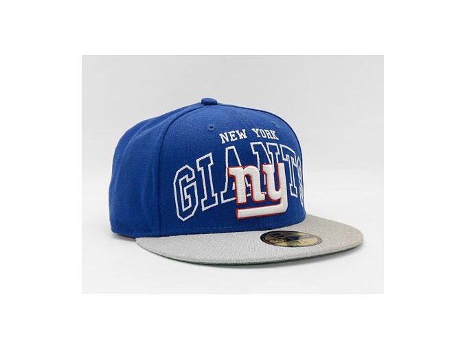 kšiltovka NEW ERA 59FIFTY Wordmark Central New York Giants Blue / Heather Grey