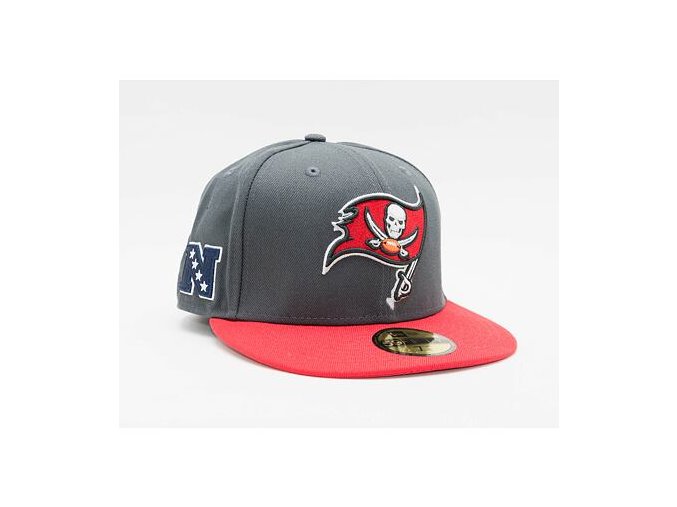 Kšiltovka New Era 59FIFTY NFL Official Team Colors Tampa Bay Buccaneers Grey