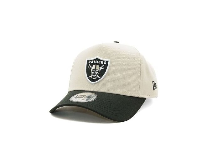 Kšiltovka New Era - 9FORTY A-Frame Cream Patch - Las Vegas Raiders - Stone / Black