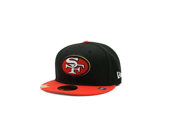 Kšiltovka New Era - 59FIFTY NFL Visor Clip - San Francisco 49ers - Black