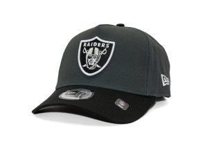Kšiltovka New Era - NFL Charcoal Drop 9FORTY A-Frame - LAs Vegas Raiders - Steel Clouds / Black