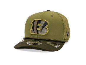 Kšiltovka New Era - NFL25 "Salute to Service" - 9SEVENTY Stretch-Snap - Cincinnati Bengals