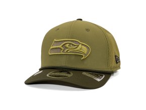 Kšiltovka New Era - NFL25 "Salute to Service" - 9SEVENTY Stretch-Snap - Seattle Seahawks