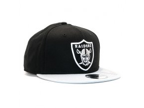 Kšiltovka New Era Cotton Block 3 Oakland Raiders Black/Grey Snapback
