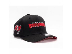 Kšiltovka New Era 9FIFTY Stretch-Snap NFL Team Wordmark Tampa Bay Buccaneers Black