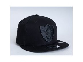 Kšiltovka New Era 9FIFTY NFL Black on Black Las Vegas Raiders Snapback