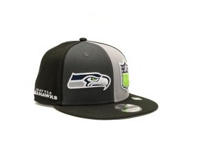 Kšiltovka New Era 9FIFTY NFL Sideline 23 Seattle Seahawks Graphite