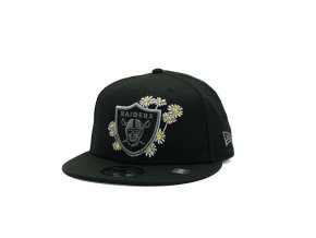 Kšiltovka New Era - 9FIFTY Seasonal Flower - Las Vegas Raiders - Black