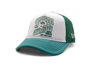 Kšiltovka New Era - NFL Superbowl 9FORTY Trucker - NY Jets - Emerald Green