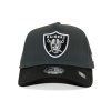 Kšiltovka New Era - NFL Charcoal Drop 9FORTY A-Frame - LAs Vegas Raiders - Steel Clouds / Black