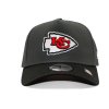 Kšiltovka New Era - NFL Charcoal Drop 9FORTY A-Frame - Kansas City Chiefs - Steel Clouds / Black