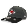 Kšiltovka New Era - NFL Charcoal Drop 9FORTY A-Frame - Kansas City Chiefs - Steel Clouds / Black