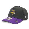 Kšiltovka New Era - NFL Charcoal Drop 9FORTY A-Frame - Minnesota Vikings - Steel Clouds / Purple