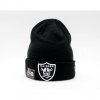 Kulich New Era NFL Essential Cuff Knit 2 Oakland Raiders  Black