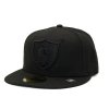 Kšiltovka New Era 59FIFTY NFL Black on Black Essential Las Vegas Raiders Black / Black