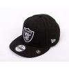 Kšiltovka New Era 9FIFTY NFL Black & White Las Vegas Raiders Snapback Black/Team Color