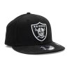Kšiltovka New Era 9FIFTY NFL Black & White Las Vegas Raiders Snapback Black/Team Color