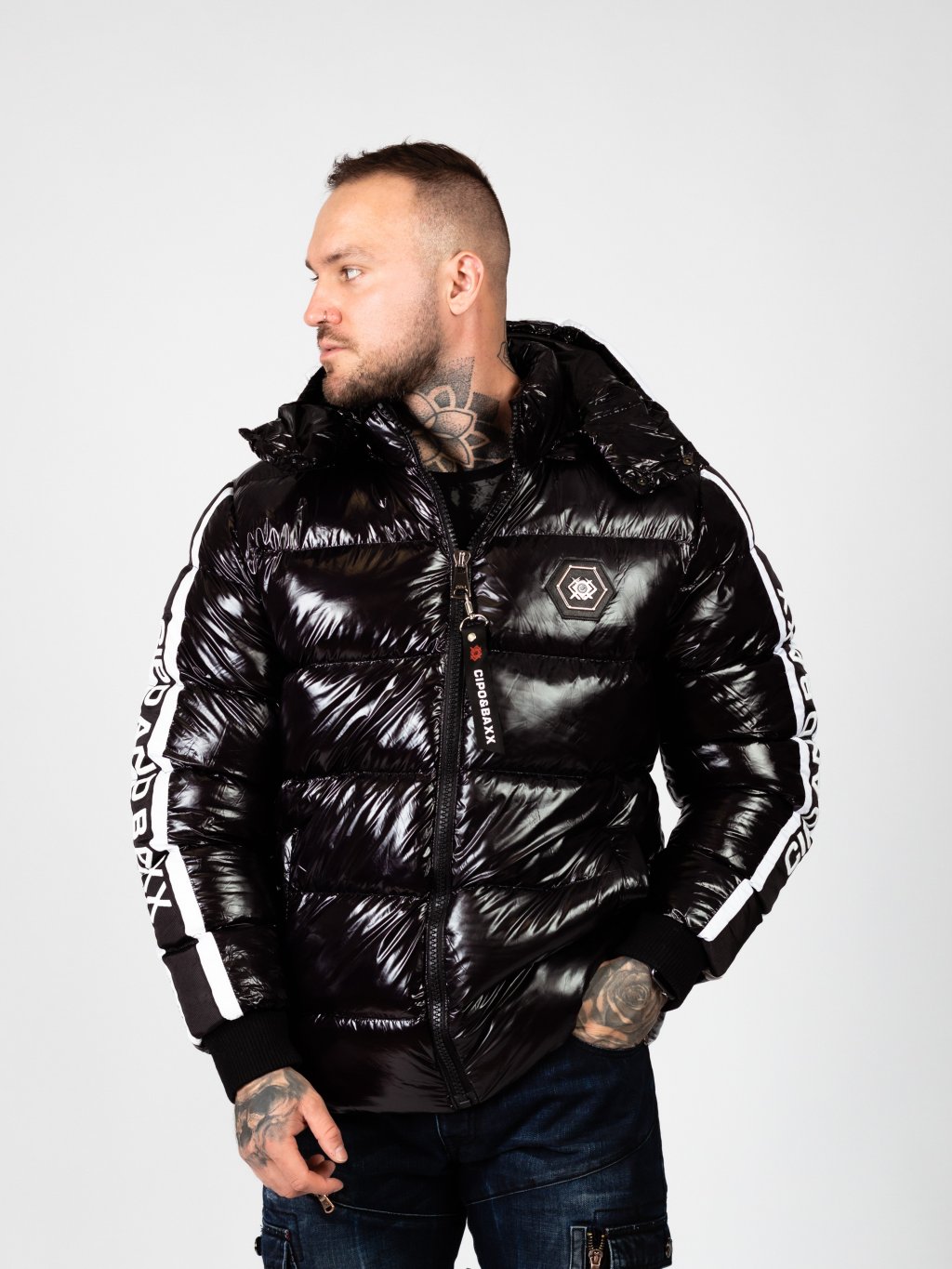 Men\'s jacket CIPO & BAXX CJ191 BLACK