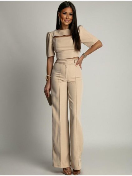 Dámsky komplet LOURDES (Farba Béžová, Konfekčná veľkosť S)