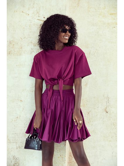 Dámska sukňa TRIAS (Farba Fialová, Konfekčná veľkosť ONESIZE)