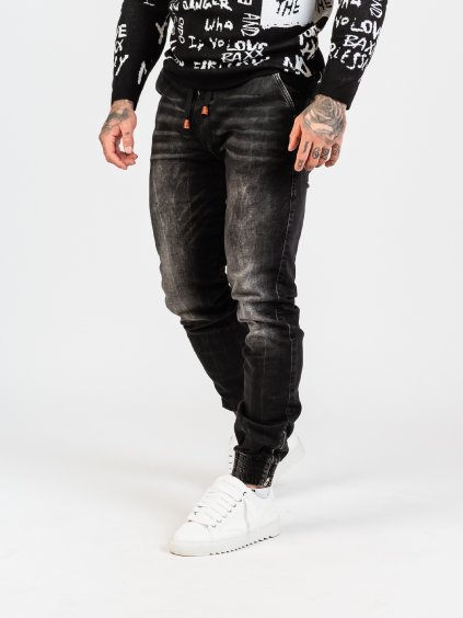 Pánske rifle CIPO & BAXX CD807 BLACK (Konfekčná veľkosť W38/L32)