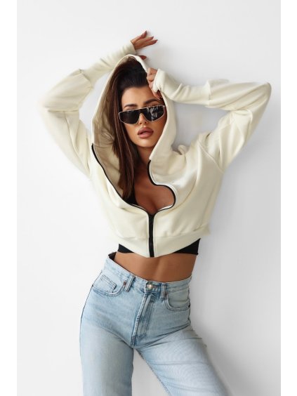 Olavoga Nivra mikina (Farba Béžová, Konfekčná veľkosť M)