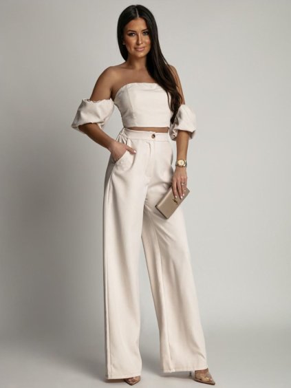 Dámsky komplet MENNAI (Farba Béžová, Konfekčná veľkosť ONESIZE)