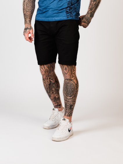 Pánske kraťasy CIPO & BAXX CK272 BLACK (Farba Čierna, Konfekčná veľkosť W32)