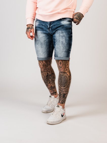 Pánske kraťasy CIPO & BAXX CK266 BLUE (Farba Modrá, Konfekčná veľkosť W38)