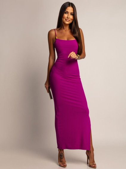 Dámské šaty YANIA (Barva Fuchsia, Konfekční velikost ONESIZE)