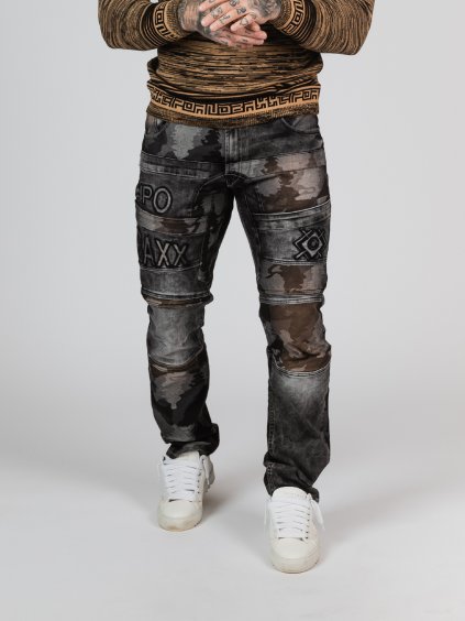 Pánske rifle CIPO & BAXX CD859 BLACK (Farba Čierna, Konfekčná veľkosť W40/L32)