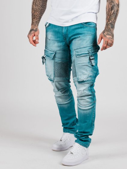 Pánske rifle CIPO & BAXX CD523 GREEN (Farba Zelená, Konfekčná veľkosť W38/L34)