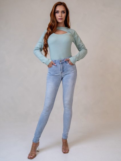 Dámske rifle SENA (Farba Modrá, Konfekčná veľkosť W31)