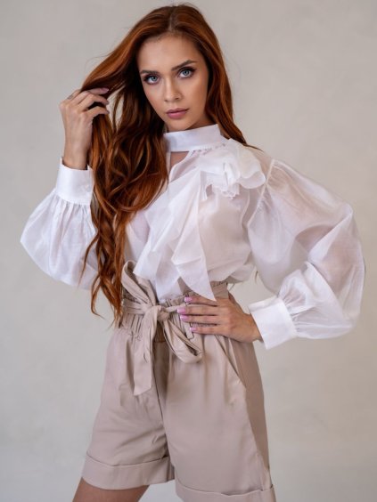 Dámske kraťasy TWEET (Farba Béžová, Konfekčná veľkosť S/M)