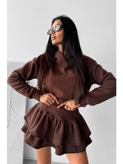 Olavoga Vola mikina (Konfekčná veľkosť M, Farba Hnedá )