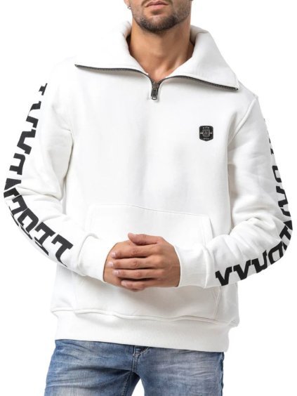 Pánská mikina CIPO & BAXX CL605 WHITE