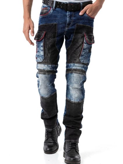 Pánské džíny CIPO & BAXX CD891 BLUE (Barva Modrá)