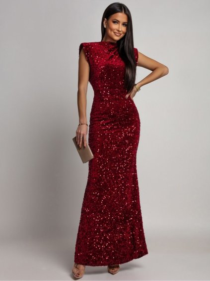 Dámske šaty GINSAY (Farba Bordová, Konfekčná veľkosť ONESIZE)