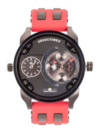 Pánské hodinky CIPO & BAXX CZ101 RED-BLACK (Barva Červená)